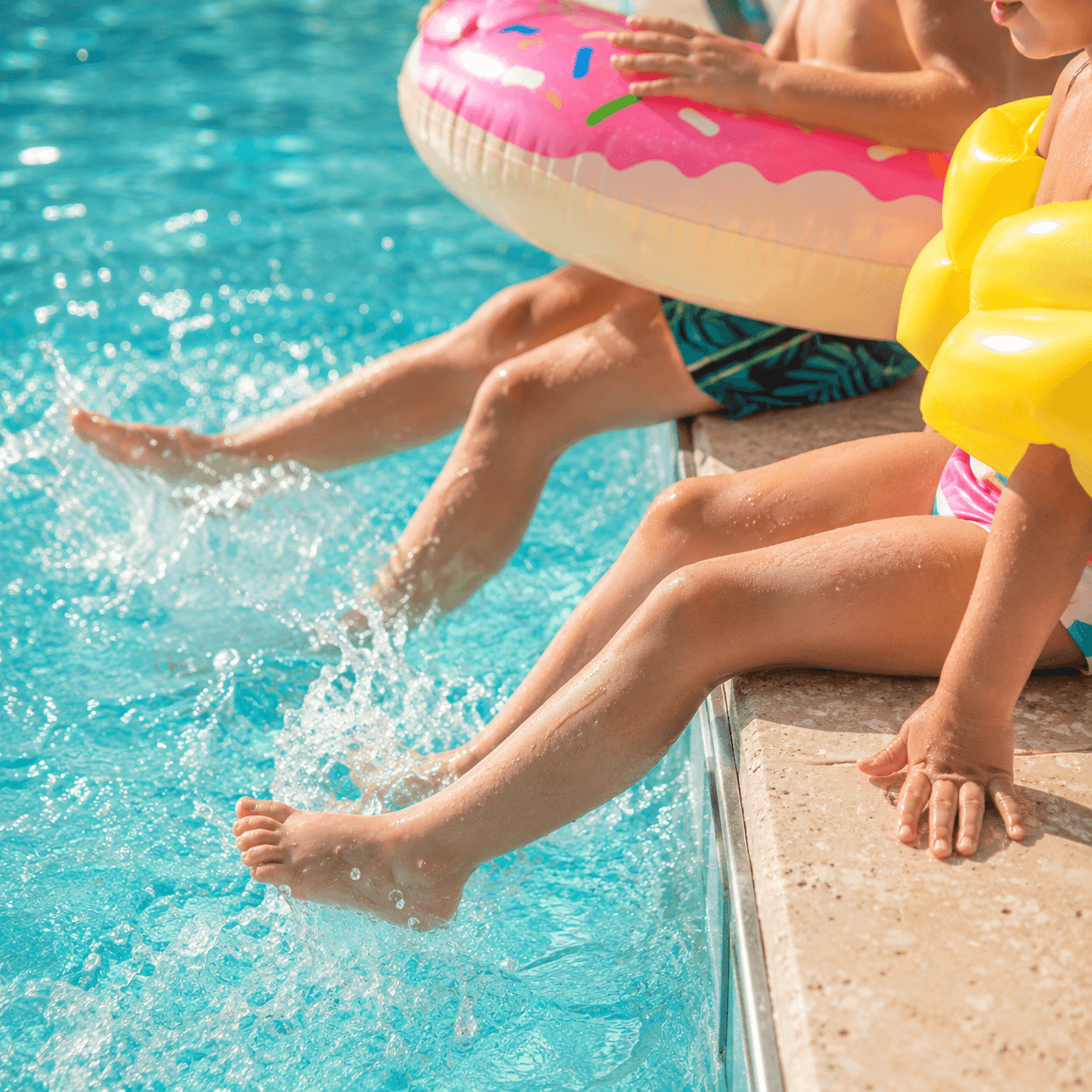 Piscina limpa e pronta para aproveitar